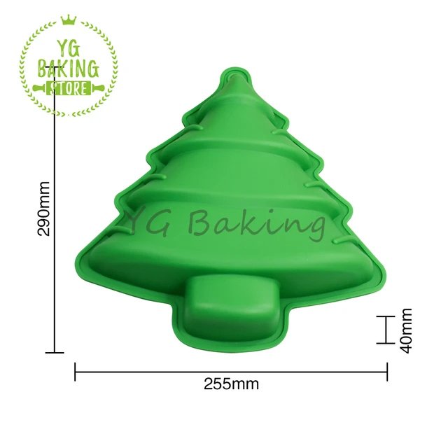 Non-Stick Cake Mould 3D Christmas Tree 15 x 10 x 20 cm 0075010