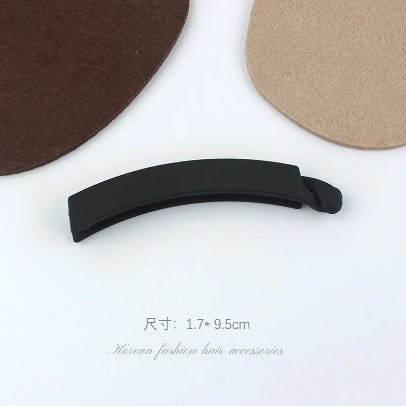 Hair Clips Hair Accessories Solid Color Frosted Banana Hair Clips Fashion Ponytail Holder Hair Clips Women Girls Hairpins Barrettes Womens Accessories