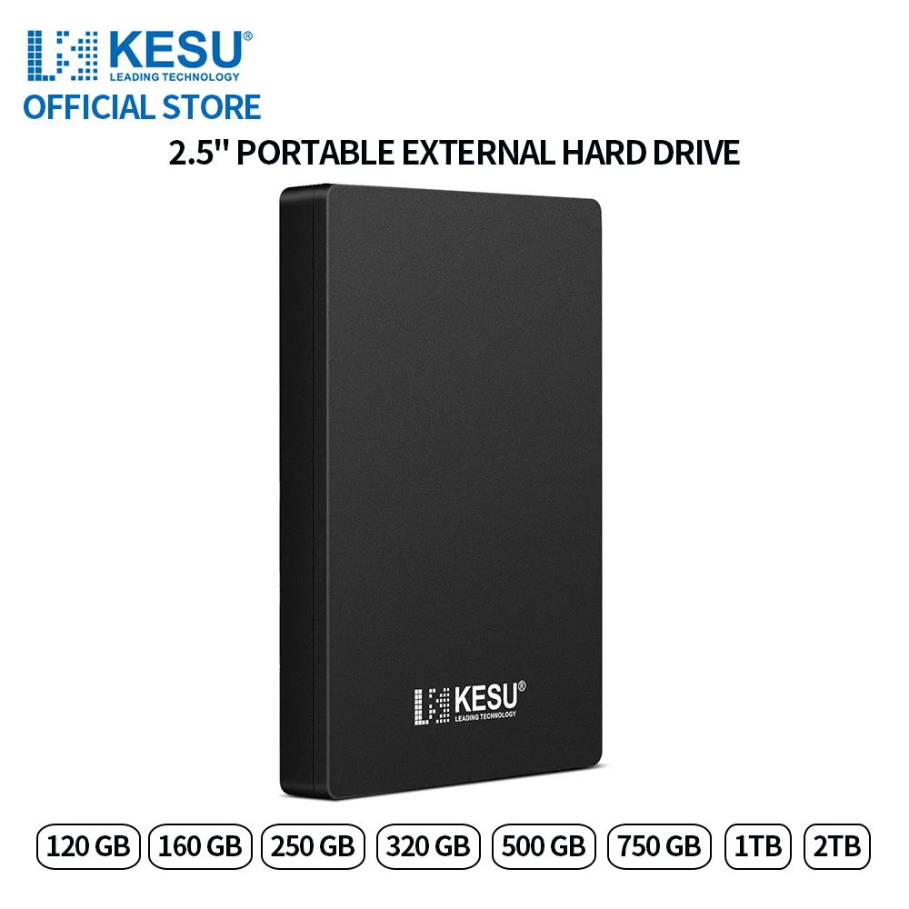 KESU SSD External Hard Drive 2.5 Portable Hard disk HD Externo1tb/2tb