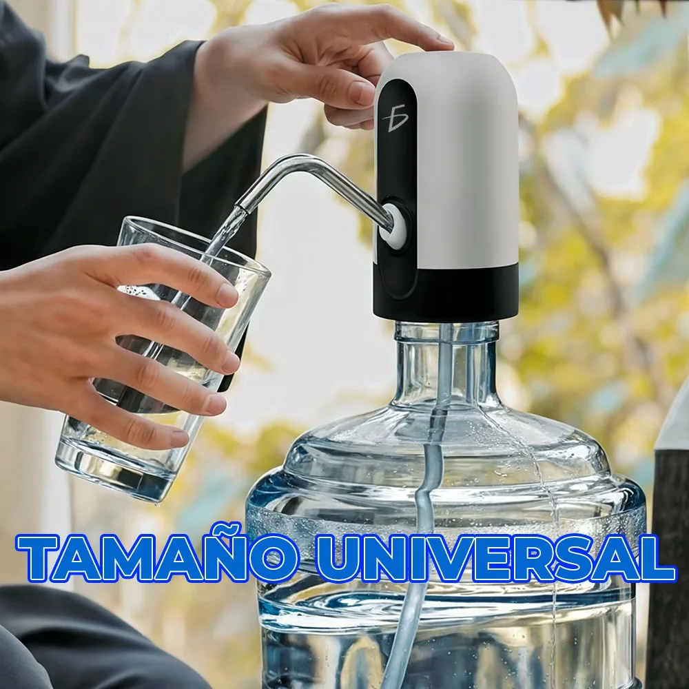 Dispensador de Agua con Bomba Eléctrica Recargable por USB