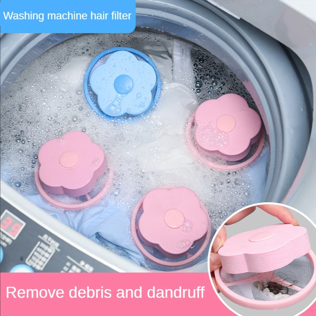 Laundry Lint Catcher Washing Machine Filter Mesh Ball Floating Net  Universal Multi Use Net Hair Catcher For Washing Machine - AliExpress