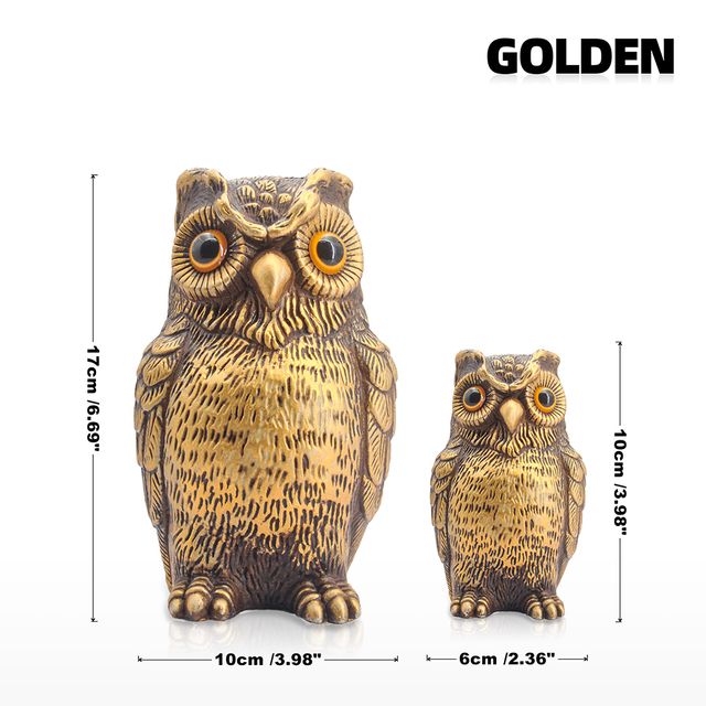 Owl Realistic Animal Scarecrow Decor Lawn Garden Miniatures Figurine Home and Garden Statue Decoration Accessories