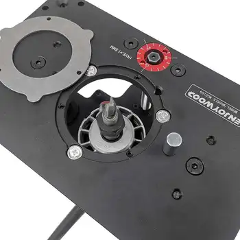 65/69MM Woodworking Router Lift System and Aluminum Top Plate for 65mm Diameter Motors Workbench Trimmer Engraving Machine Tools 4