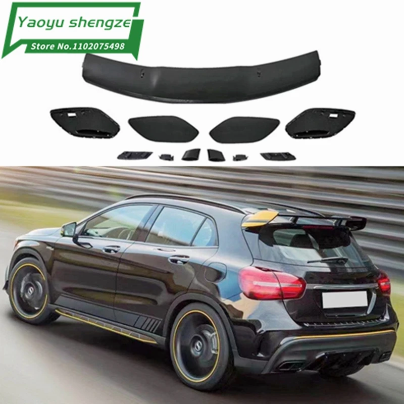 

Автомобильные Спойлеры для крыльев Mercedes-Benz GLA Class X156 X157 GLA45 AMG GLA200 GLA220 GLA250 GLA260 2014-2020, автомобильные аксессуары