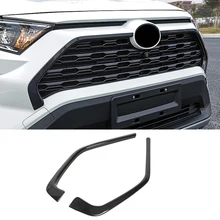 

Car Front Bumper Decoration Cover Styling Grille Trim Strips Grill Cover Accessories For Toyota RAV4 XA50 2019 2020 2021 2022