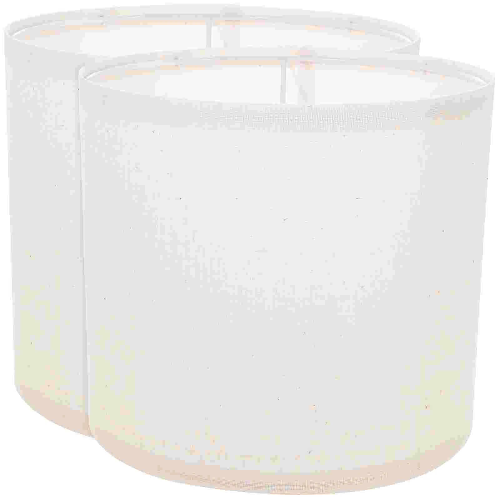 

2pcs Lamp Shades Linen Lamp Detachable Light Table Lamp Shade for Home Hotel