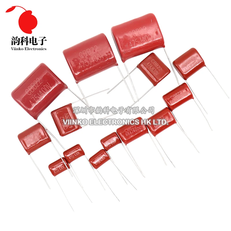 10PCS 63V 100V 250V 400V 450V 630V 2000V CBB Polypropylen film kondensator 101 103 104 105 125J 221 222 223 224 225 332 333 334 – Detail 2