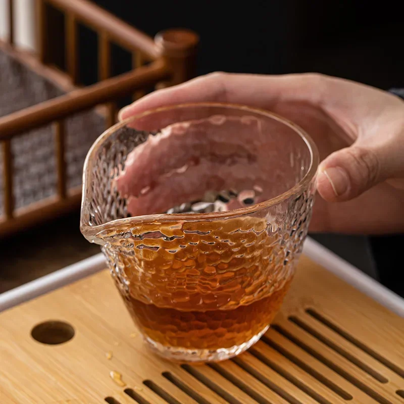 210ml Tea Maker Heat-resistant Glass Tea Pitchers Gongdaobei Chahai Kungfu Accessories