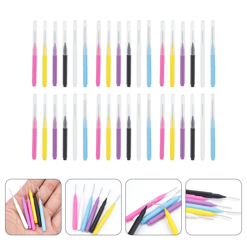 

25pcs Braces Brush Interdental Brush Dental Tooth Flossing Oral Cleaners