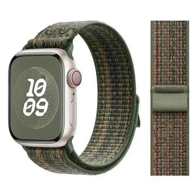 Nylon Sport Loop Strap for Apple Watch - Breathable and Comfortable iWatch Bracelet