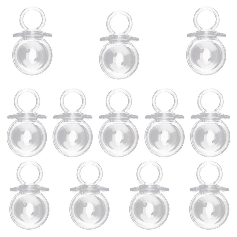 

12/24pcs Plastic Candy Box Pacifier Shape Sugar Containers Holder Party Supplies For Baby Shower Birthday Wedding Event Party