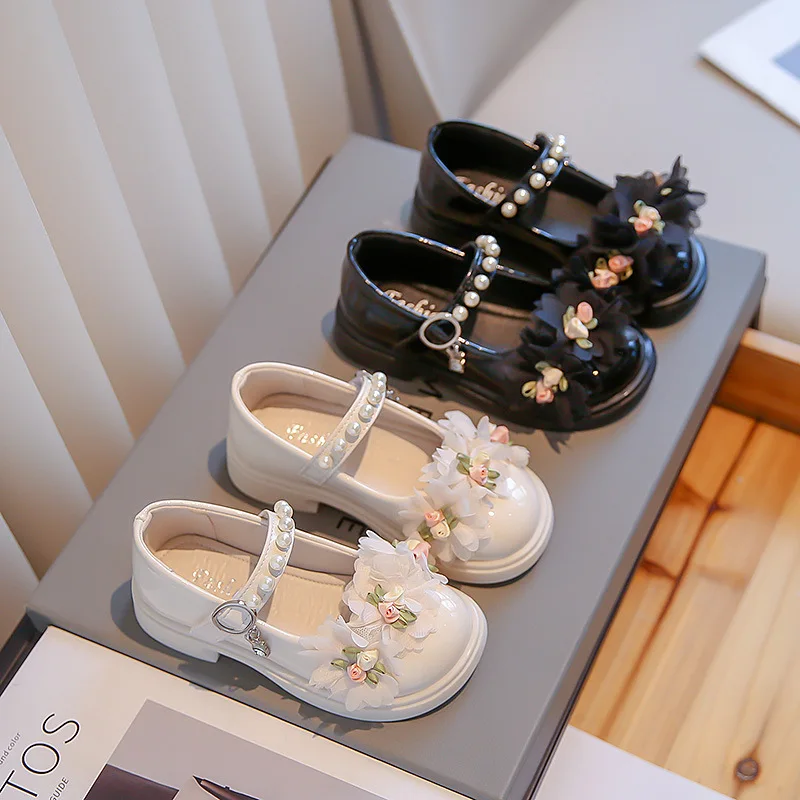 Baby Shoe Little Leather Shoe for Baby Girl Korean Edition Fashion Girl Soft Sole Princess Trend Zapatillas Ni&ntilde;a