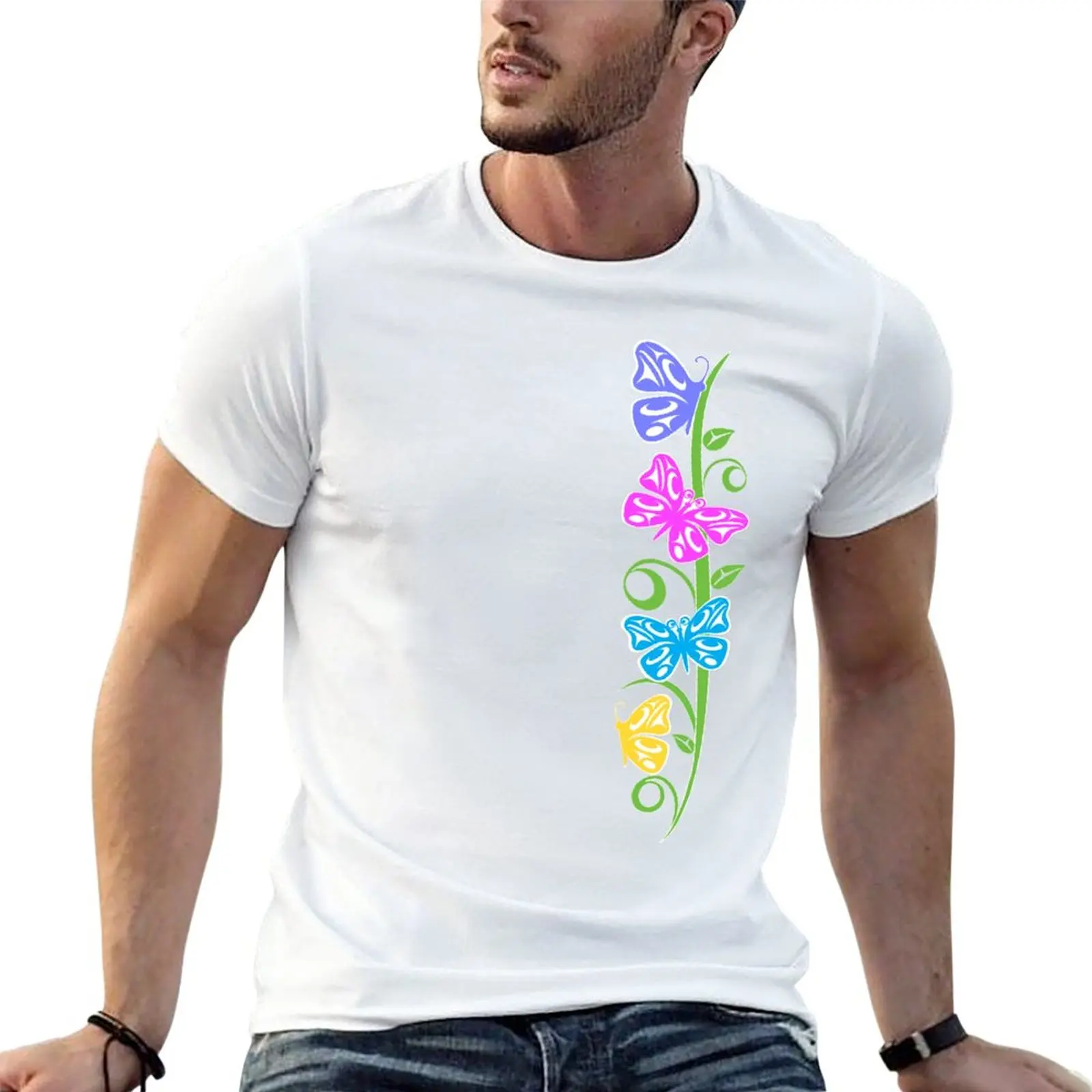 

Butterflies T-Shirt vintage clothes quick-drying t-shirt Men's t-shirts