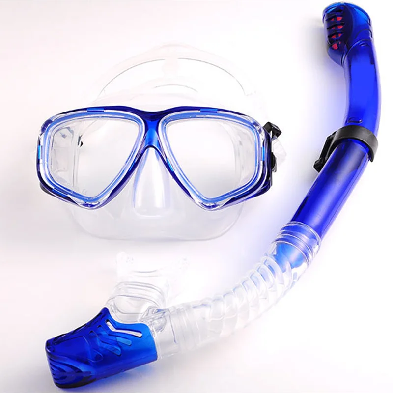 Optical Myopia Scuba Diving Mask Snorkel Set Tempered Glass Dry Top Swimming Googles Nearsighted Lenses Short-Sighted swimming goggles snorkeling diving mask diving mask diving goggles snorkel set