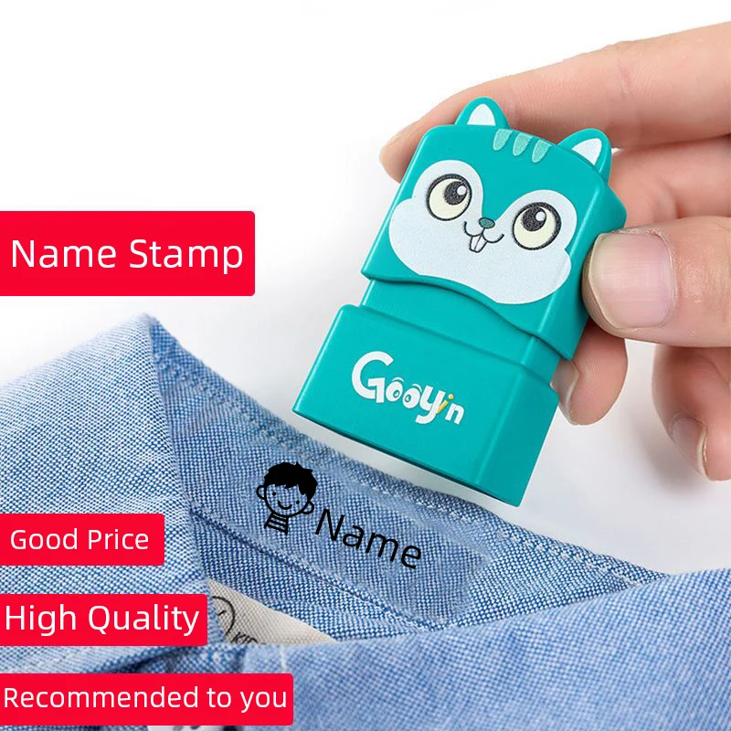 Name Stamp Waterproof Toy Baby Student Clothes Chapter Wash not Faded Children's Seal Stamp Gifts