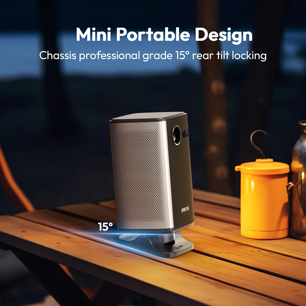 BYINTEK P70X Portable Mini Projector with Built-in Battery