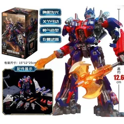 Blokees Transformers Beyond Series LED Sentinel Prime Blitzwing Action Figure Collectible Ornament Toy Gift - With Box (Optimus Prime)
