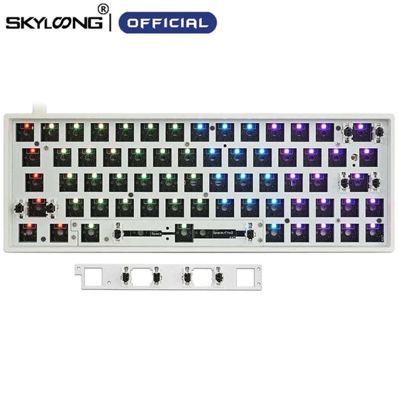 メカニカルキーボードキットSKYLOONG-DIY有線,交換可能なスペース