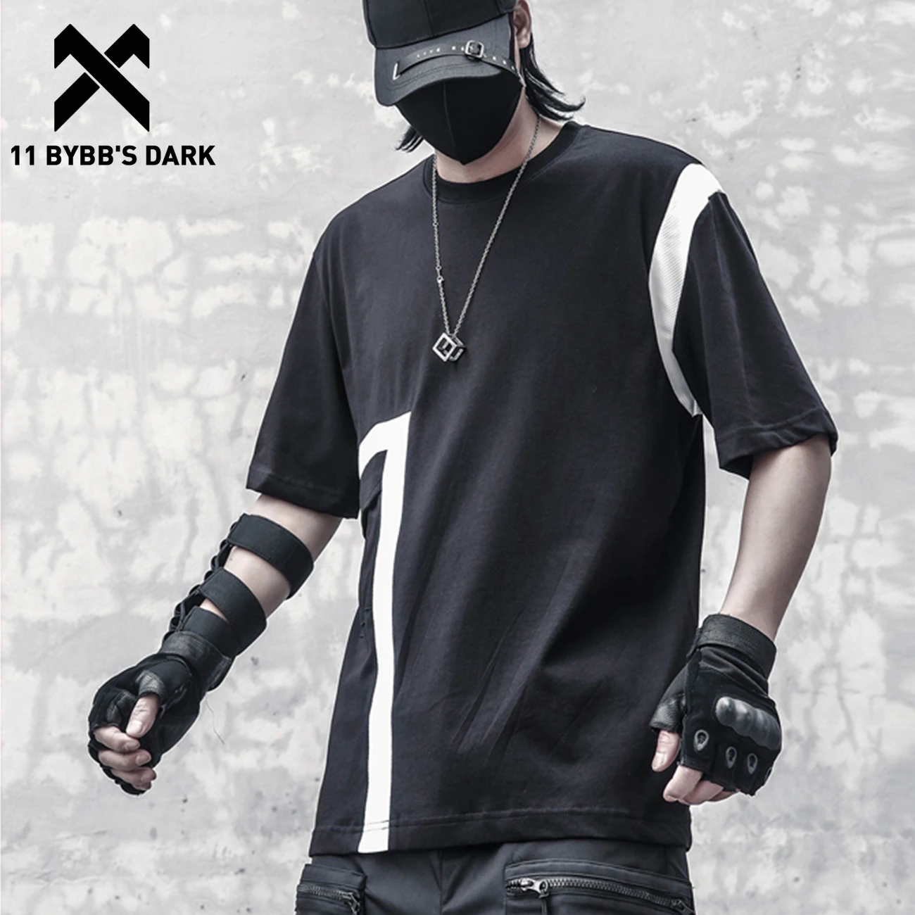 

11 BYBB'S DARK Streetwear Long Tee 2023 New Arrival Loose Casual T-shirt Summer Outdoor High Street Tshirt Men Women Tops Tees