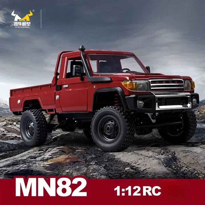 

New Mn82 2.4g Rc Remote-controlled Model Car 46 Degrees Climbing Off-road Vehicle Lc79 Pickup Truck With Headlights Kids Gift