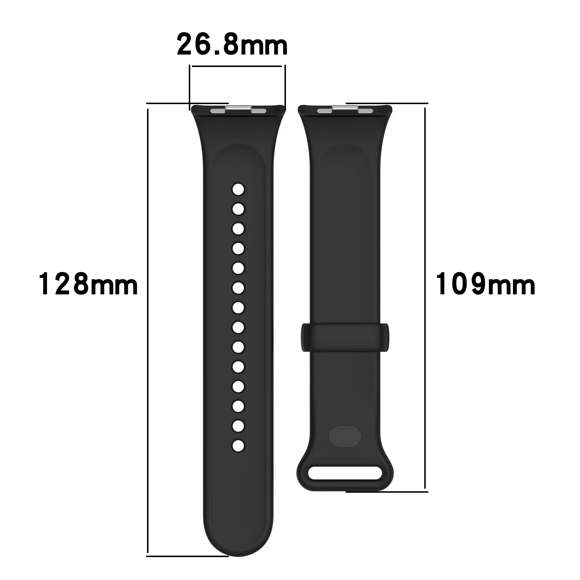 Official Silicone Band for Smart Watch - Durable Replacement Strap