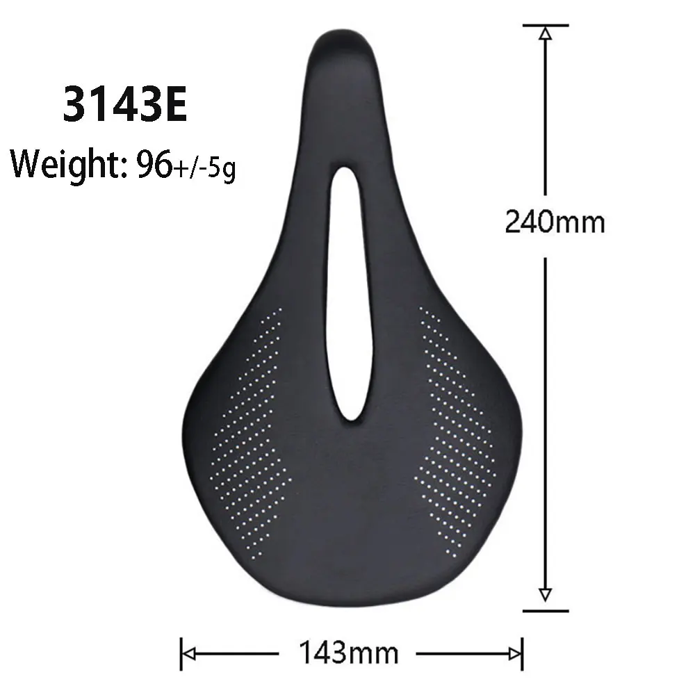 ELITA ONE Ultra-Light Carbon Leather Bike Saddle