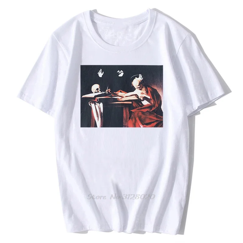 Mode Baumwolle Herren Mona Lisa Druck T Top Männer Sommer Luxus Designer T-shirt Casual T-Shirt Streetwear Harajuku – Detail 13