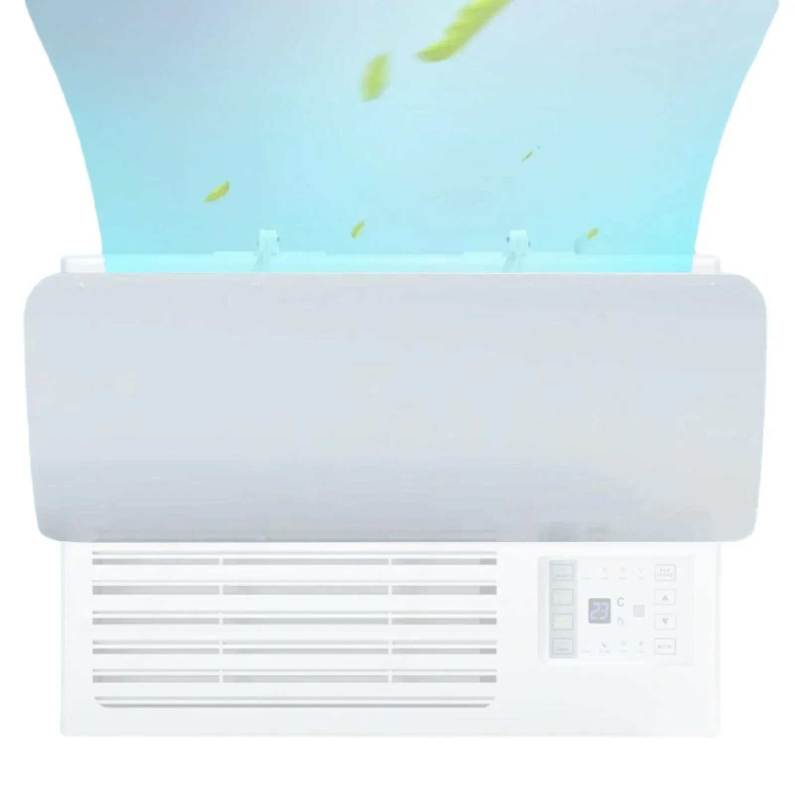 

Design Unit PVC Up Adjustable Wind Quality Deflector High 27 53 Air * AC Cm Wall