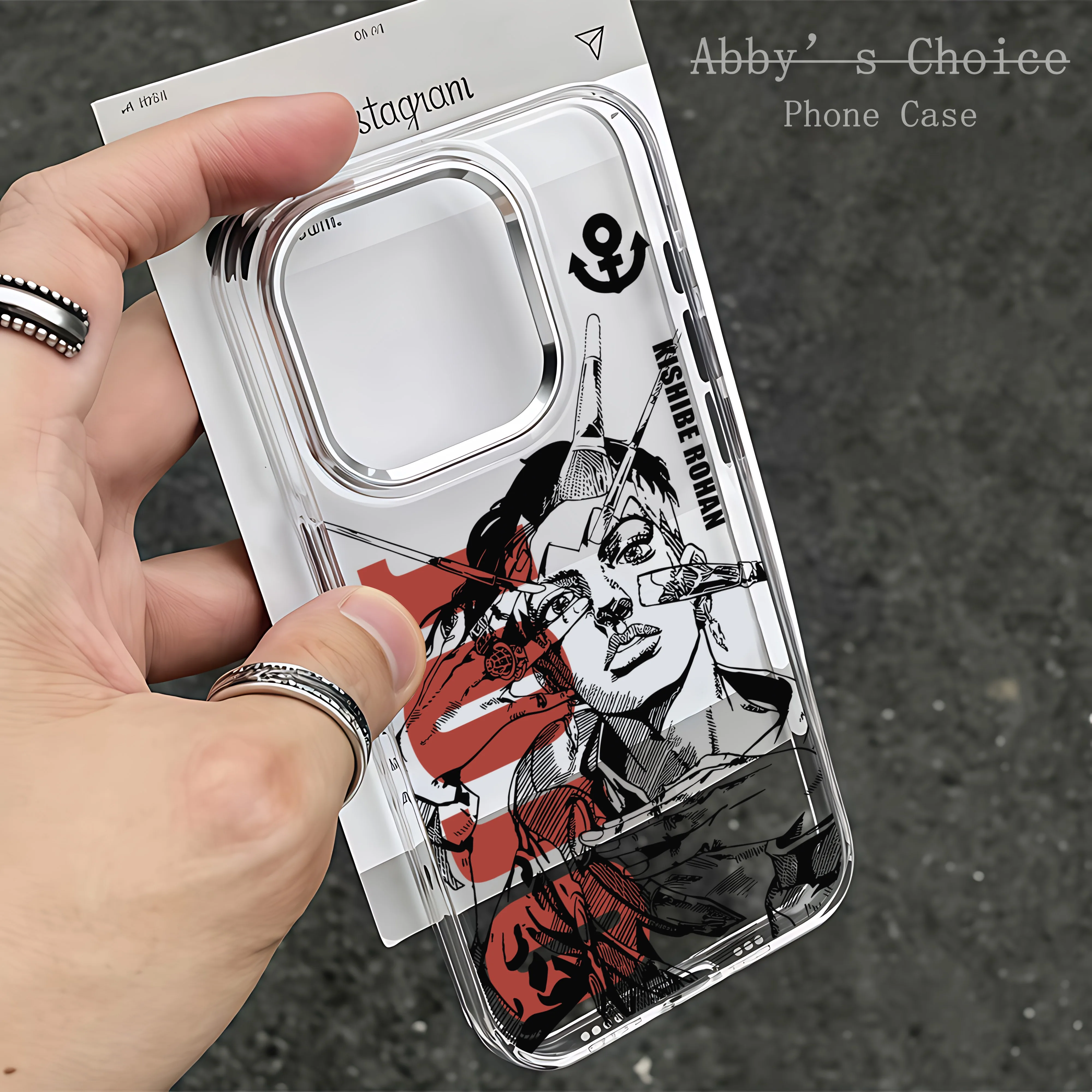 Steel Ball Run Jojo Gyro Zeppeli Transparent Phone Case