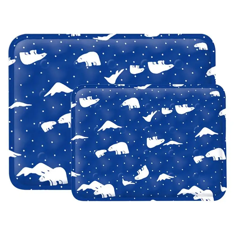 

Dog Self Cooling Mat Dual-Sided Ice Pad Breathable Cooling Mat Dog Cooling Mat Summer Pet Cold Bed Extra Large Dogs Indoor Mat