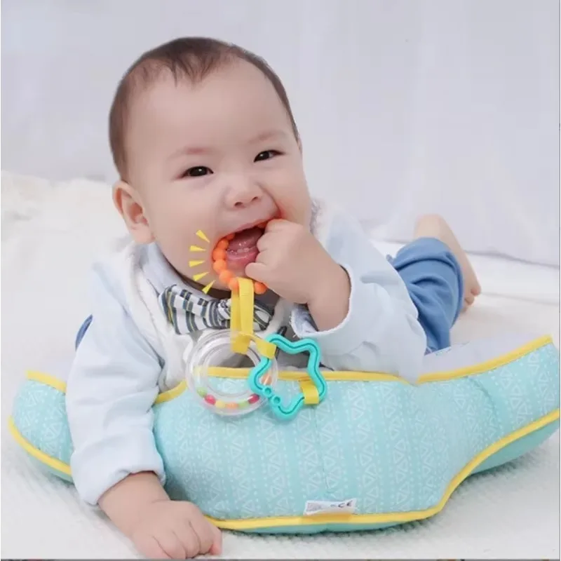 New Baby Pillow Tummy Time Toy  Lying Pillow High Contrast Double-Sided Sensory Toy Newborn Head-up Training Baby Pillows Gifts 3