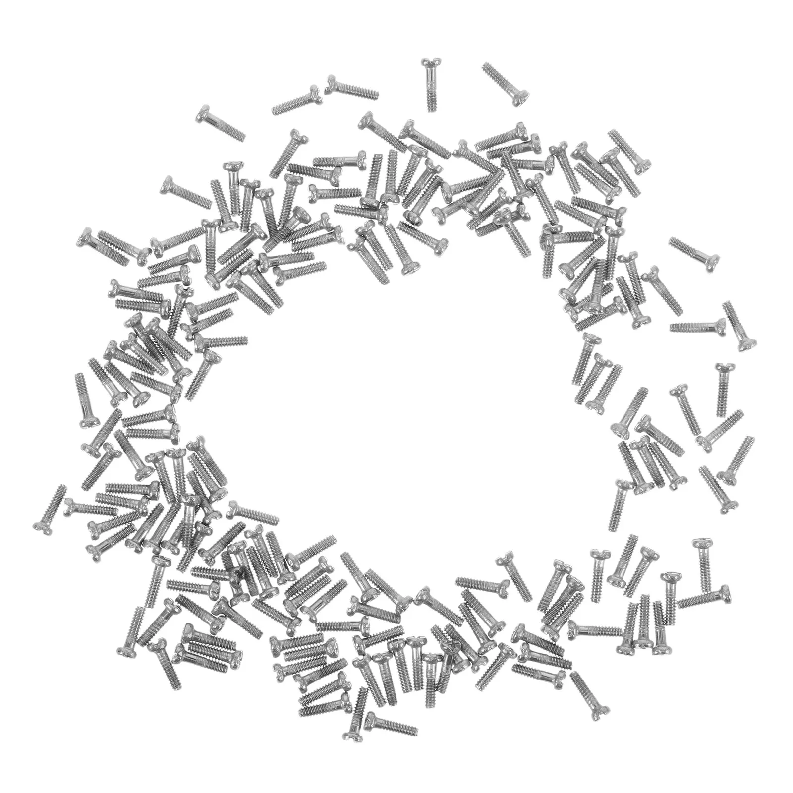 200Pcs 안경 수리 나사 코 패드 나사 1.0x3.6mm 선글라스 독서 안경 키트 용 안경 교체 부품
