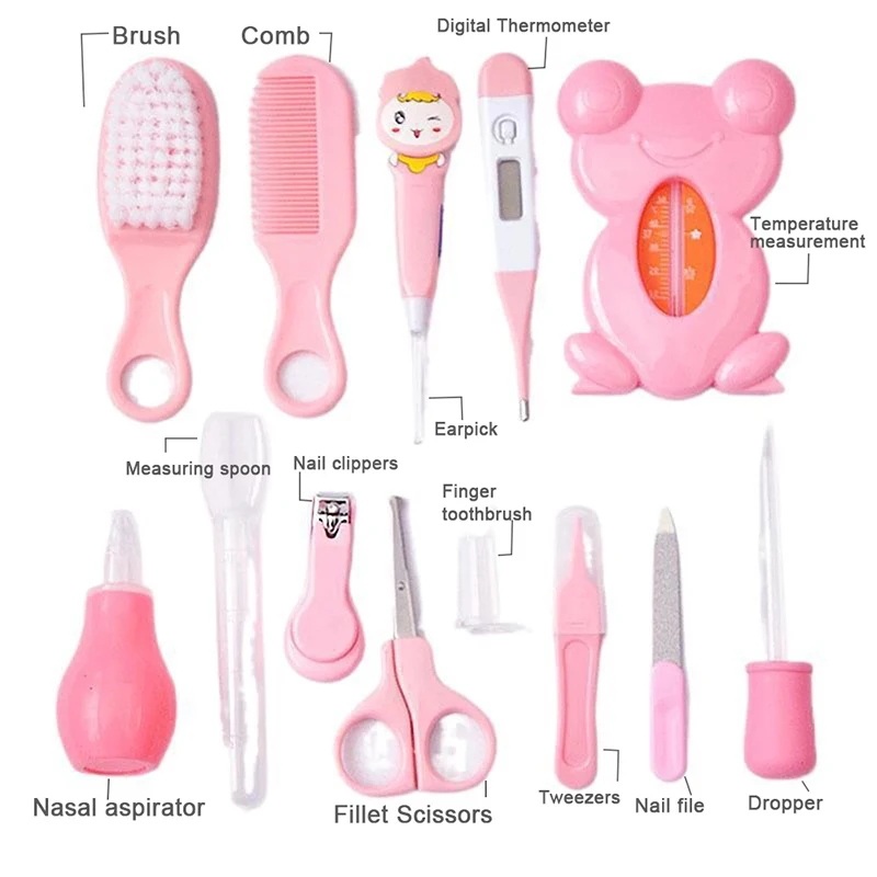 Kit de aseo bebé recién nacido Nail Clipper Tijeras Cepillo peine el  cabello Cuidado de la seguridad Set - China El cuidado del bebé y Care  precio