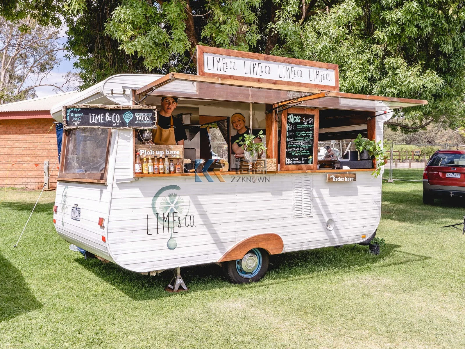 Towable Pizza Trailer Mobile Street Food Truck For Sale Unique Design