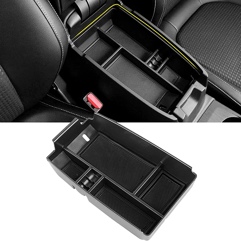 

Central Armrest Secondary Storage Box Center Console Organizer For Ford Escape 2020-2022 2023 2024 /Bronco Sport 2021-2023 2024