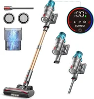 Laresar Cordless Vacuum Cleaner, 550W/45Kpa Stick Vacuum Cleaner , Anti-Tangle Vacuum Cleaner with Charging Station Touch Screen 1