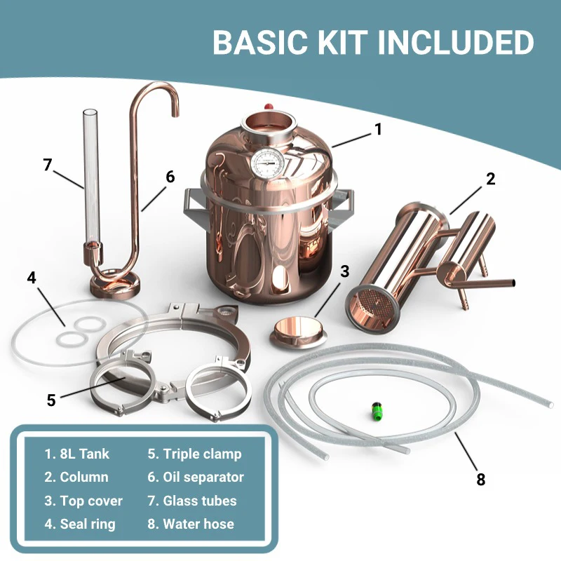 Copper Essential Oil Distiller 2