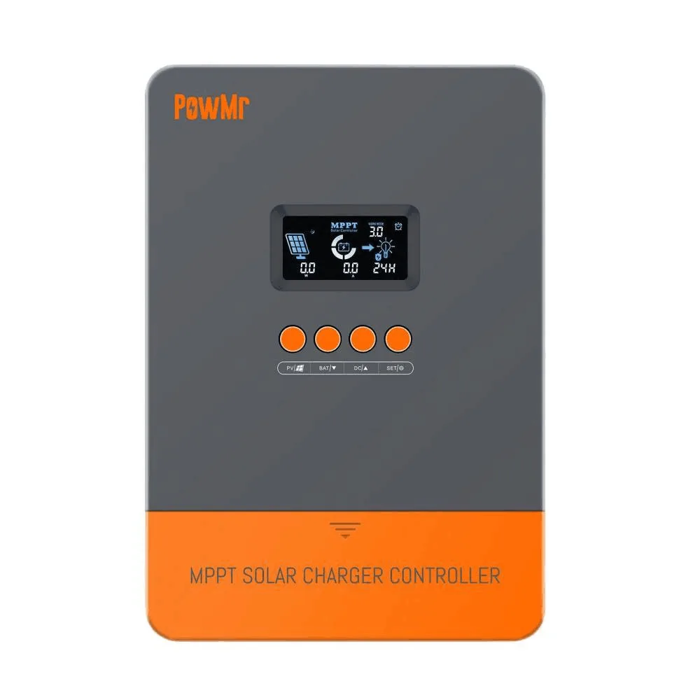 

60A 4-Stages Solar Recharger Controller 12/24/36/48V Automatic Detect LCD Display with Blacklight Regulator