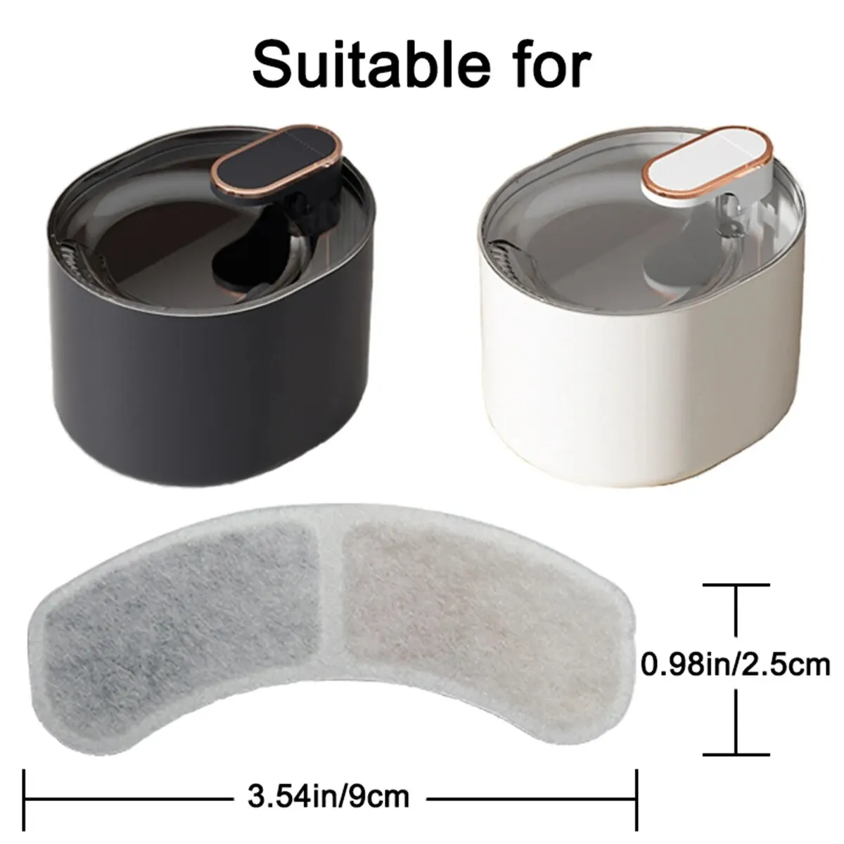 Pet Water Fountain Pet Water Dispenser Water Dispenser Filter Pet Fountain Filter Replacement Filter For Cat Water Fountain Filter Accessories For Pet Cat Water Dispenser Replacement Fountain Element