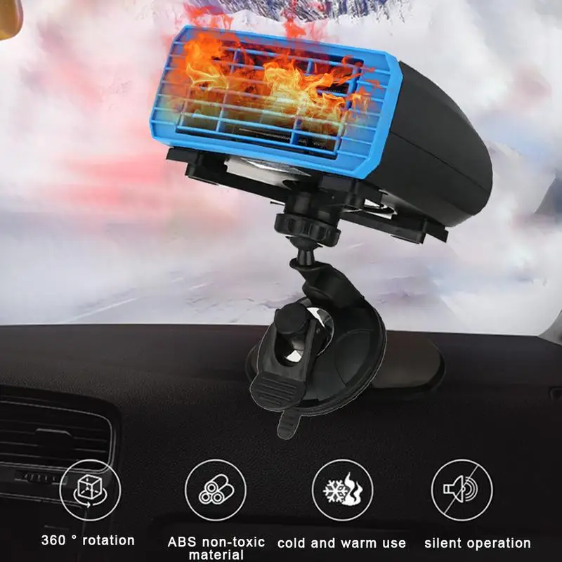 

Car Heater Defroster Windshield Defroster Space Heater For Car Heater For Car 360 Degree Rotating Car Defogger Car Warmer