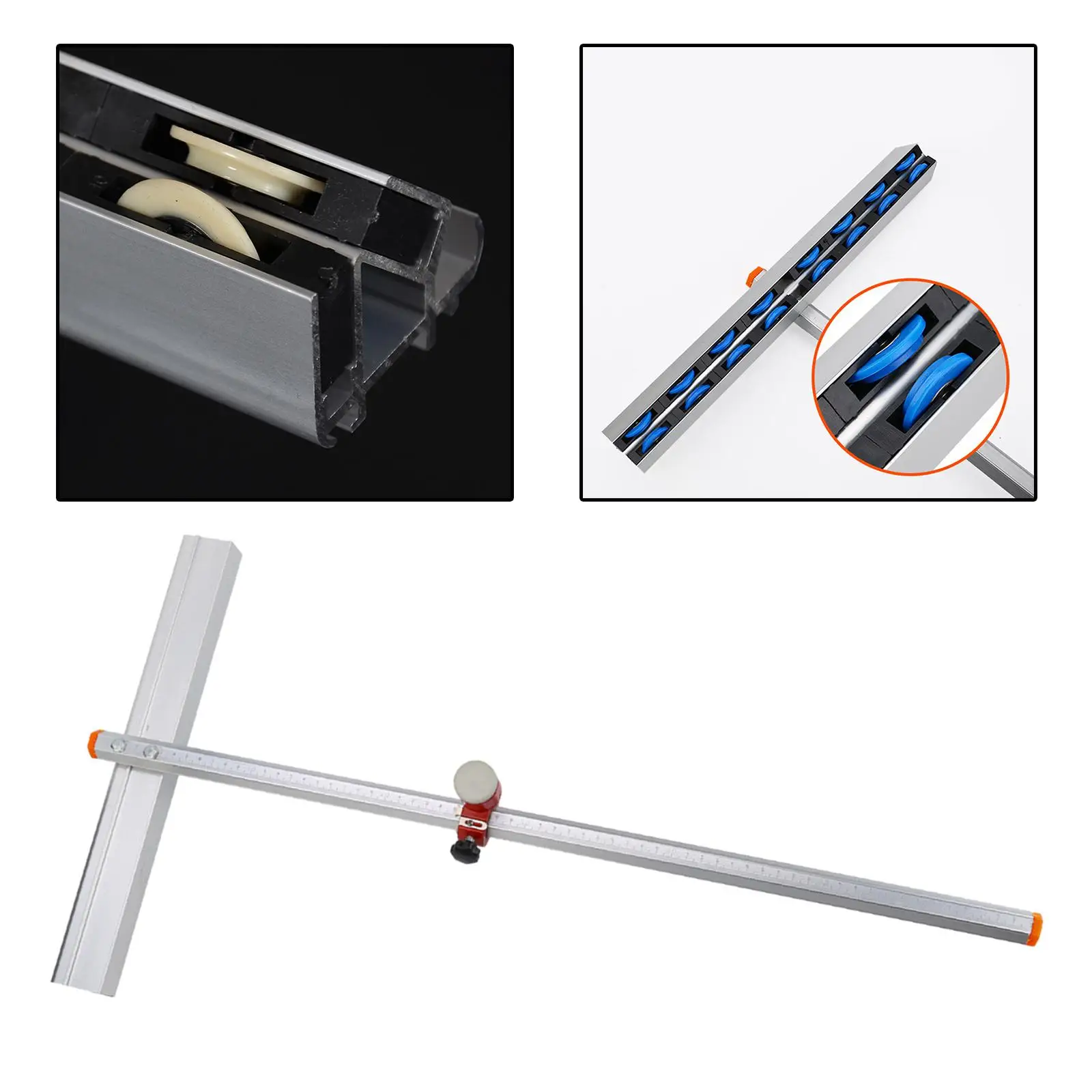 

T Glass Push Roller Cutter Glass Cutting Tool Professional for Tiles Mirrors
