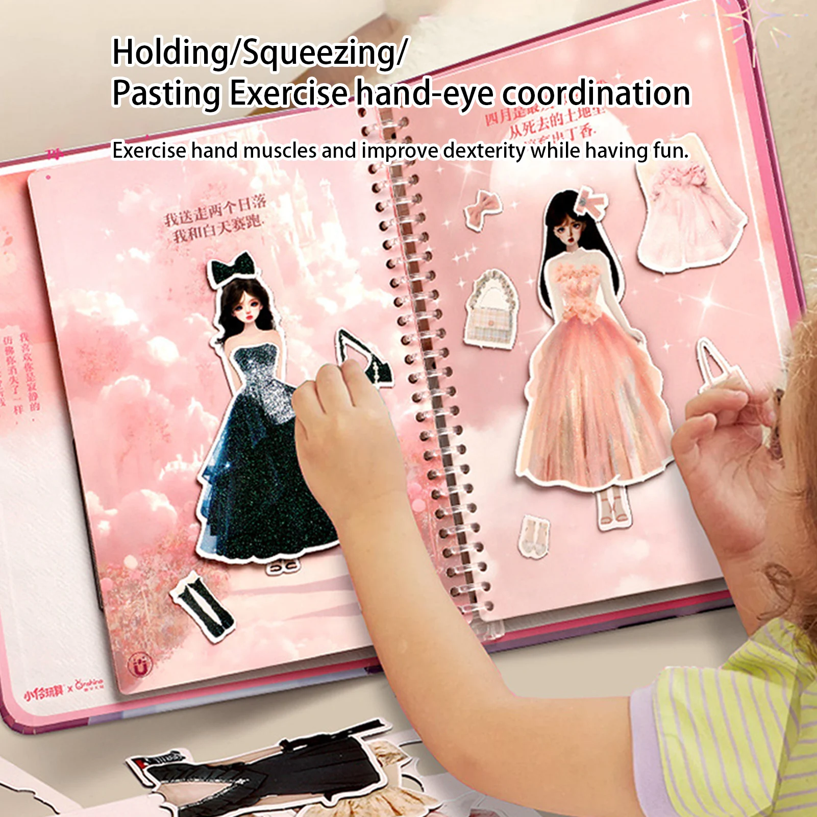 Magnet Puzzle 2 In 1 Magnetic Princess Dress Up Paper Doll Pretend Play Toys Travel Playset Toy Car Activities Toy For Girls