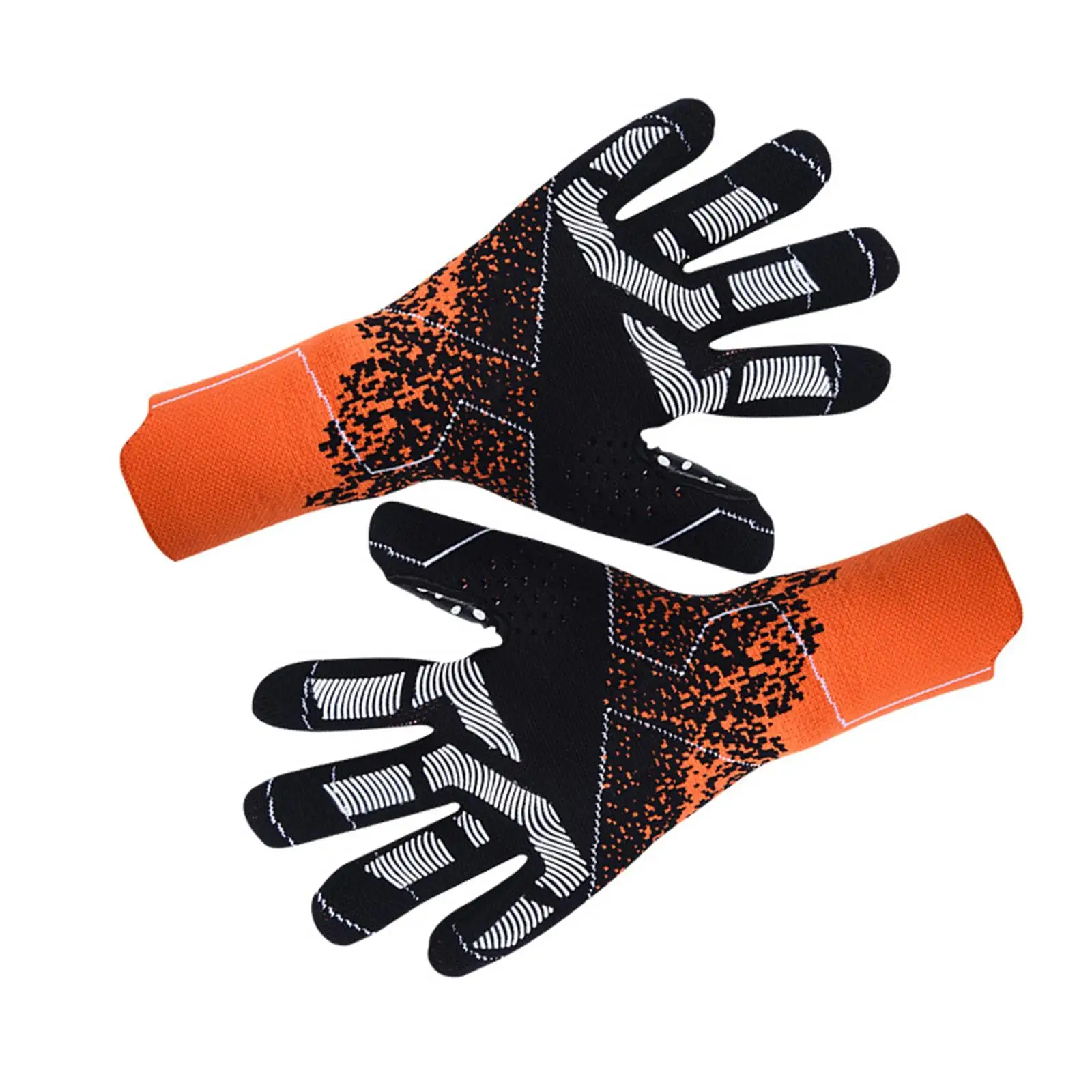 Adults Goalkeeper Gloves Hand Protection Polyester AntiSlip Professional Breathable with Grip Palms Sportout Goalie Gloves