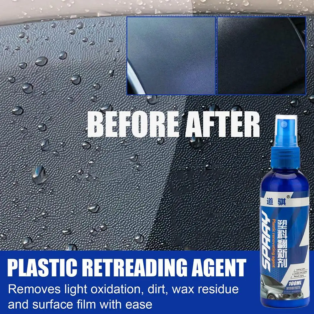 

Car Plastic Restorer Back To Black Gloss Car Cleaning Products Plastic Leather Restore Auto Polish And Repair Coating Renovator