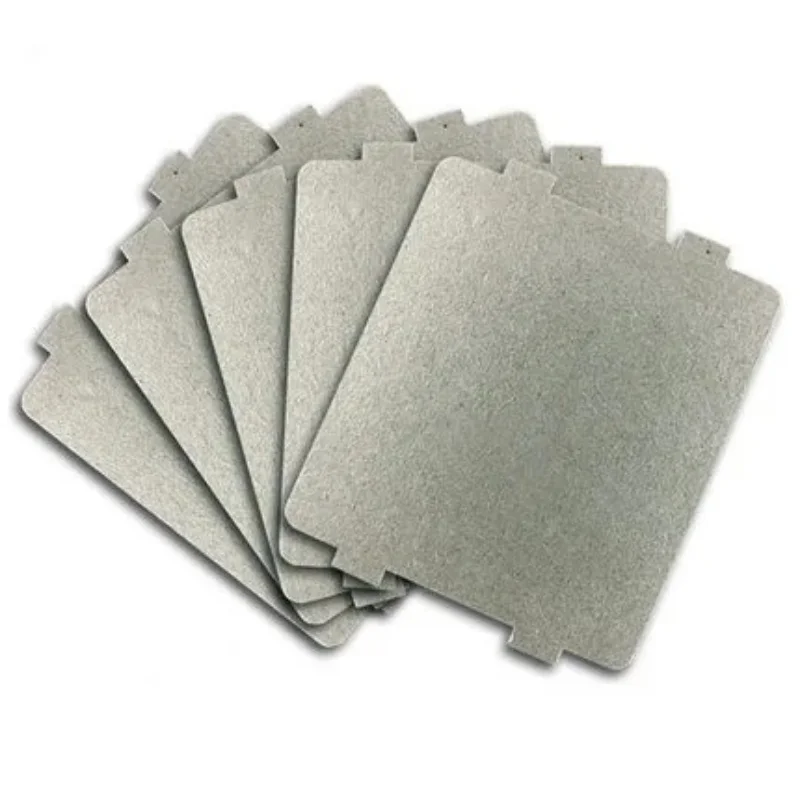 Microwave Oven Mica Sheets Spare Parts 5pcs 9.9*10.8cm For Midea Magnetron Cap Oven Plates