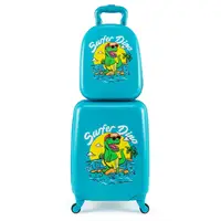 Ensemble de 2 valises pour enfants, bagages pour enfants avec roulettes, bagage à main 16 pouces et valise rigide 13 pouces 3
