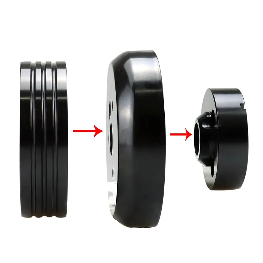Car 5 & 6 Hole Billet Steering Wheel Hub Adapter For Chevrolet Car Steering Wheel Polished Hub Adapter Modification Accessories steering wheel adapter