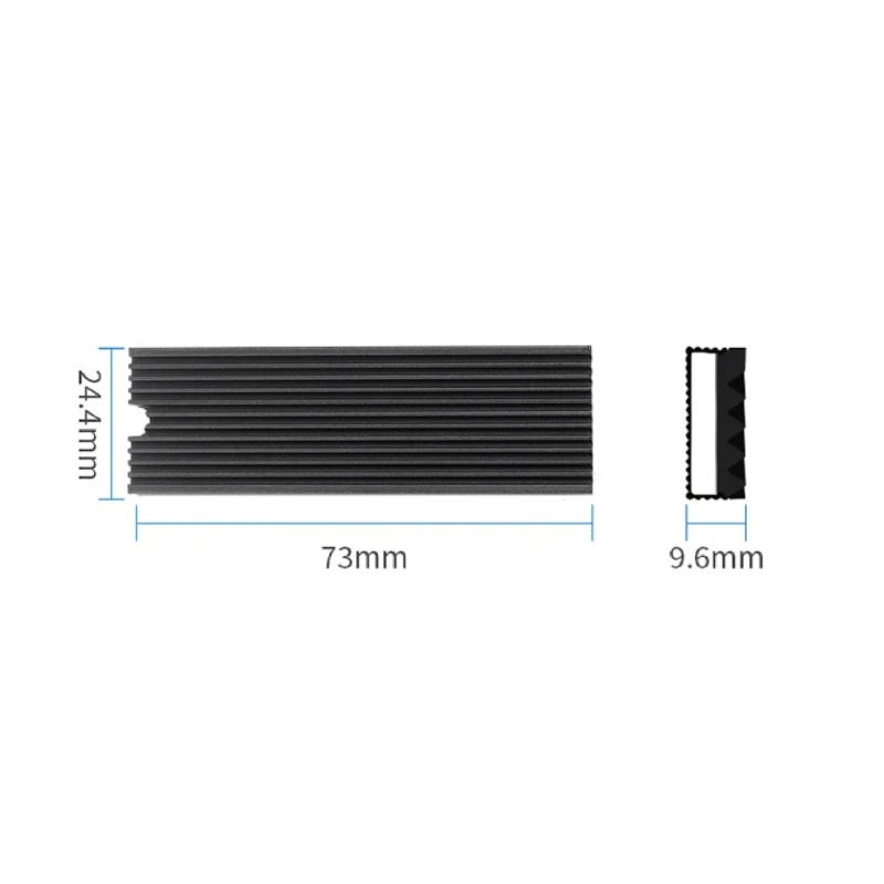 2280 SSD NVMe 방열판용 방열판 냉각기 우수한 열 전도성