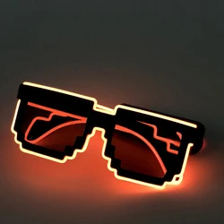 Radiant Glow LED Glasses - Neon Lights Party Accessories (Orange)
