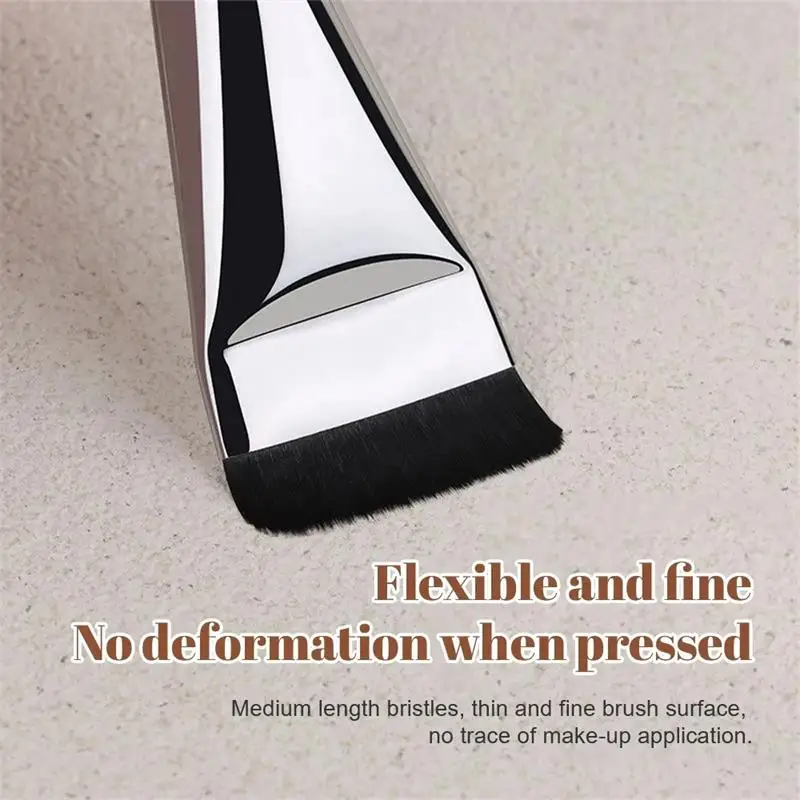 Ultra Thin Facial Contour Makeup Brush for Flawless Foundation